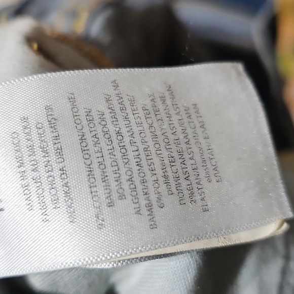 Polo Ralph Lauren Blue Capri Jeans with Floral Embroidery Size 32 - Picture 7 of 10